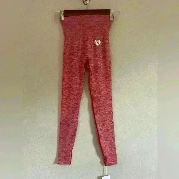 Women’s Best Move Seamless Legging Red Marl XS - Picture 5 of 10